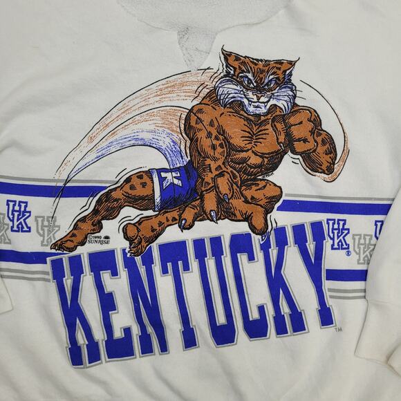 Vintage Kentucky Wildcats Sweatshirt Womens XL 22x23 Boxy - Picture 9 of 16